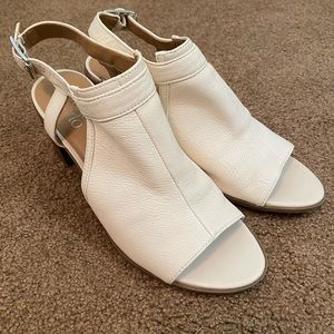 Franco Sarto cream slides